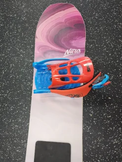 Used Nitro SPIRIT 116 Boys Board/Binding Royal Blue 70 cm