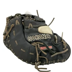 Used Nokona CUSTOMN60 BB/SB First Base RH Throw Black 12 3/4