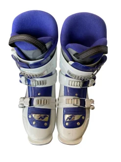Used Nordica FIRE ARROW Womens DH Ski Boot White 220 MP - J04 - W05