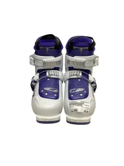 Used Nordica FIREARROW Girls DH Ski Boot Navy Blue 195 MP - Y13