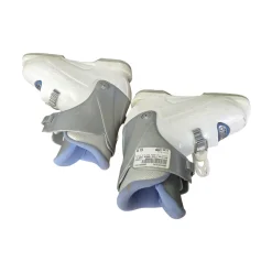 Used Nordica FIVE ARROW TEAM 2 JR 18.5 SKI BOOTS Girls DH Ski Boot White 185 MP - Y12