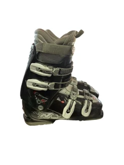 Used Nordica OLYMPIA 6 Womens DH Ski Boot Black 265 MP - M08.5 - W09.5