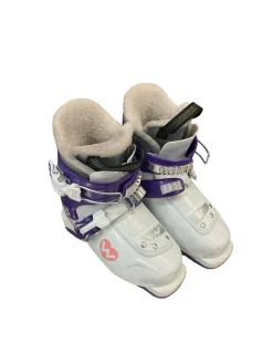 Used Nordica POWAH N2 Girls Snowboard Boots White Adjustable