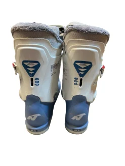 Used Nordica SPEED MACHINE 2 Girls DH Ski Boot White 265 MP - M08.5 - W09.5