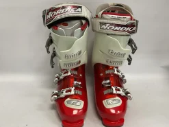 Used Nordica SPEEDMACHINE 130 Mens DH Ski Boot Red 325 MP - M14.5