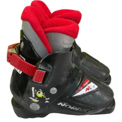 Used Nordica SUPER N.01 Boys DH Ski Boot Black 175 MP - Y11