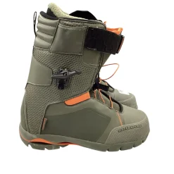 Used Northwave DOMAIN Mens Snowboard Boots Dark Green Senior 10