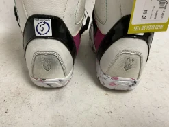 Used Northwave GRACE Girls Snowboard Boots Pink And White Junior 05