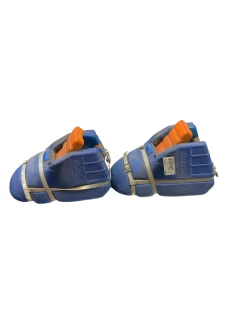 Used OBO YAHOO KICKERS MD FH Shin Guards Royal Blue 6