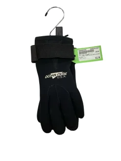 Used OCEAN GUIDE WATER GLOVES Scuba Accessory Black