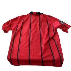 Used Official Sports REF SOCCER SHIRT Soccer Top Adt Red LG