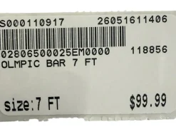 Used Olympic Bar 7Ft