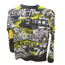 Used Oneal Youth Motocross Top Optic Yellow Large