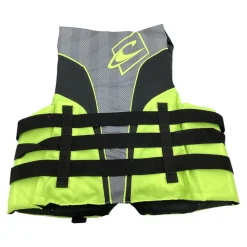 Used O'Neill Adult PFD Black And Optic Yellow LG