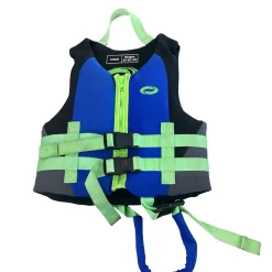 Used ORAGEOUS Child PFD Black Child 30-50