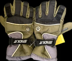 Used Outerwear Boys Gloves Green Junior