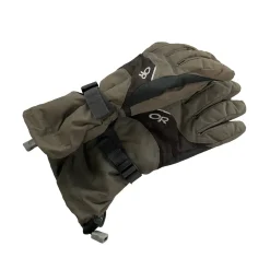 Used Outerwear Mens Gloves Grey MD