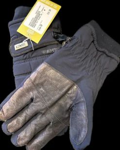 Used Outerwear Mens Gloves Navy Blue Senior