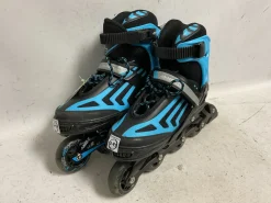 Used PAPAISON ADJ 2-4.5 Junior Rec Fitness Skates Royal Blue Adjustable