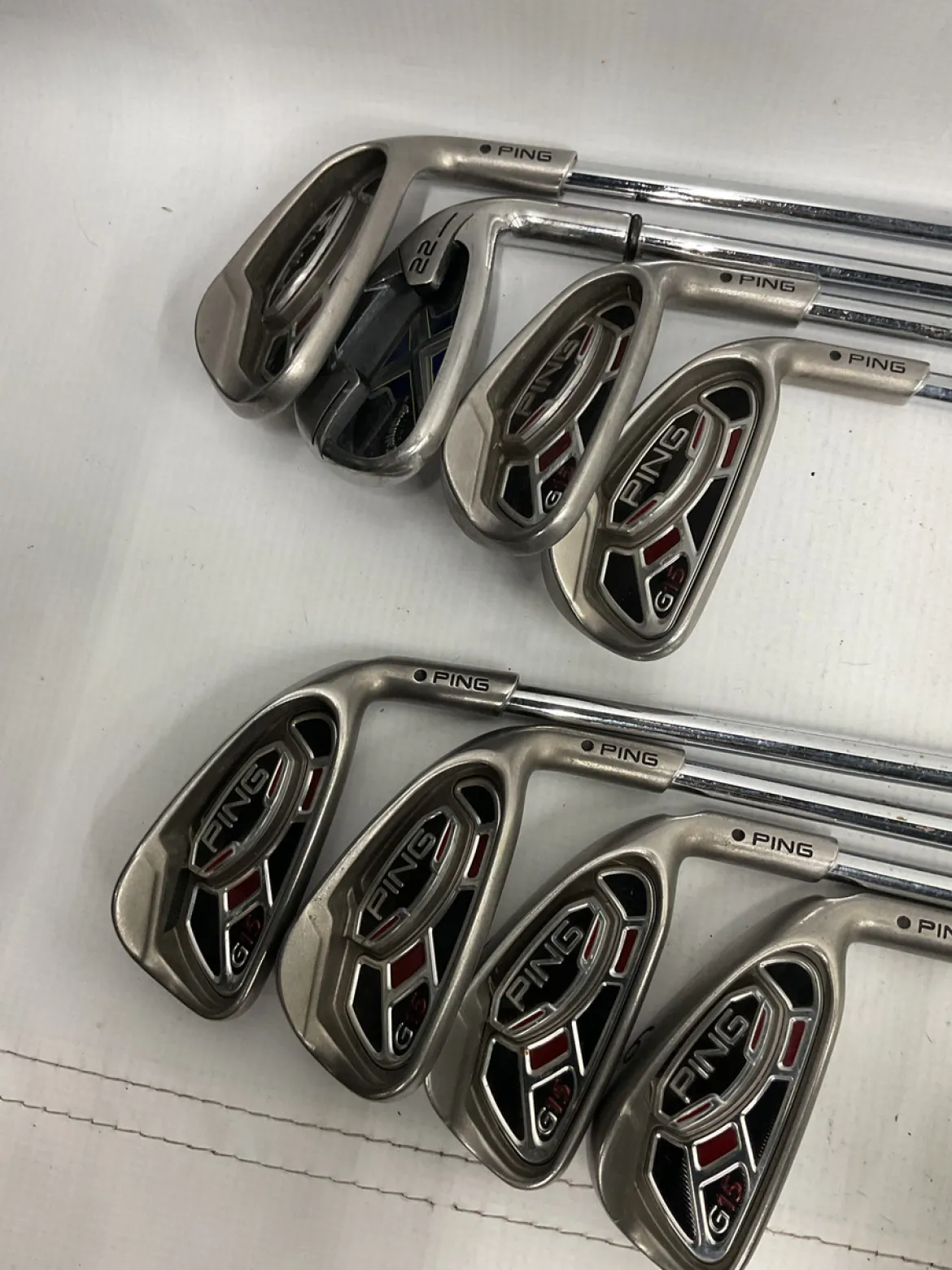 Used Ping PING G15 4-W Mens Complete Set RH 8 Piece