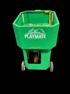 Used PLAYMATE PORTABLE TENNIS MACHINE Tennis - Hopper Green