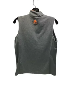 Used POLO RALPH LAUREN GRAY/ORANGE PULLOVER Sleeveless Shirt W MD