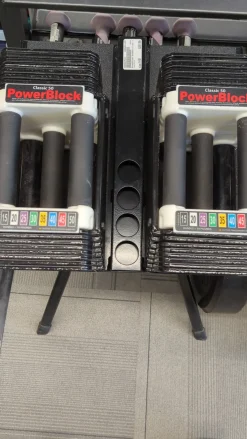 Used PowerBlock Adj Dumbbells 5-50 LB