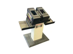 Used PowerBlock THE BLOCK 5LB-45LB Adj Dumbbells 5-45 LB W/Stand