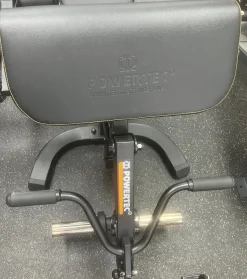 Used POWERTEC/LEG CURL/ARM CURL FID Bench
