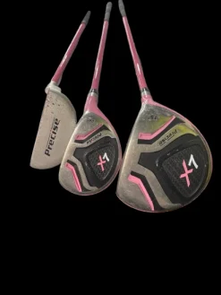 Used Precise PRECISE X7 RH JUNIOR 4PCS SET Jr Package Set RH Pink 4 Piece