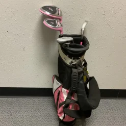 Used Precise X7 Jr Package Set RH Black And Pink 5 Piece