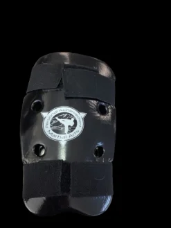 Used Pro Boxing Martial Arts Shin Pads Black SM