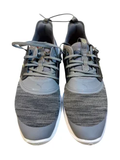 Used Puma Mens Golf Shoes Grey Senior 11
