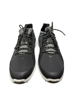 Used Puma Mens Golf Shoes Black Senior 8.5