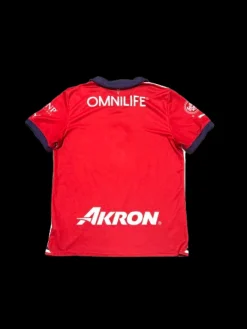 Used Puma PUMA CALIENTE JERSEY SZ L Soccer Top Adt Red And White LG
