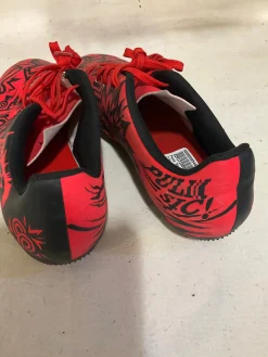 Used Puma Soccer Cleats Red Junior 05