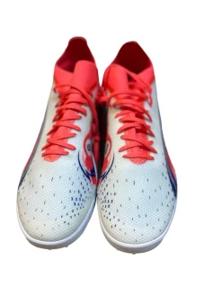 Used Puma Soccer Indoor Shoes White Youth 13.0