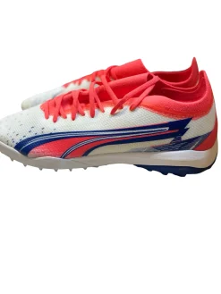 Used Puma Soccer Indoor Shoes White Youth 13.0