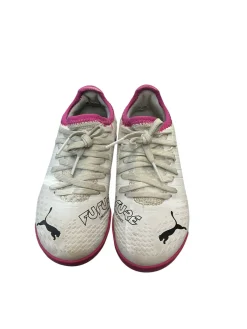 Used Puma Soccer Indoor Shoes Red Youth 12.0
