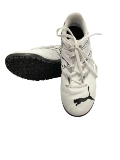 Used Puma Soccer Indoor Shoes White Junior 03.5