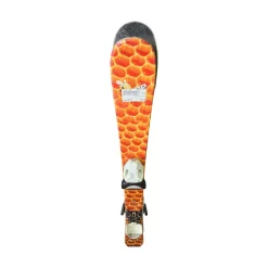 Used RAMP JR SKIS Boys DH Ski/Binding Orange 90 cm