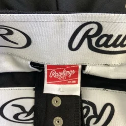 Used Rawlings BASEBALL PANTS BB/SB Pant Boys Black LG