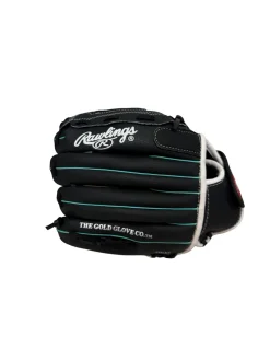 Used Rawlings FAST PITCH FP110MT RH Throw Fastpitch Softball Glove Black 11