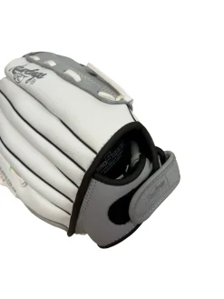 Used Rawlings FAST PITCH FP12GWDS RH Throw Fastpitch Softball Glove White 12" - Like New