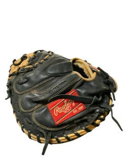 Used Rawlings GG ELITE 32.5 BB/SB Catchers RH Throw Black 32 1/2"