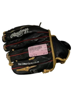 Used Rawlings H100BC BB/SB Glove RH Throw Black 10