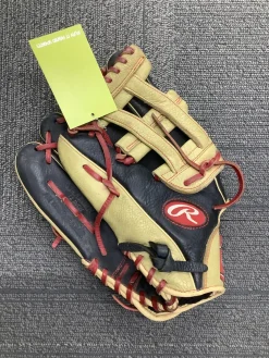 Used Rawlings HIGHLIGHT BB/SB First Base LH Throw Black 11 1/2