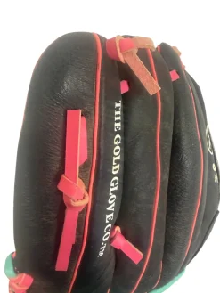 Used Rawlings HIGHLIGHT HFP115BBP RH Throw Fastpitch Gloves Pink 11 1/2