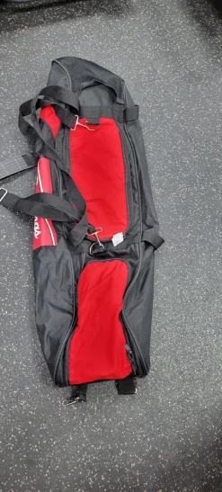 Used Rawlings PLAYER BAG BB/SB Player Carry Bag Red