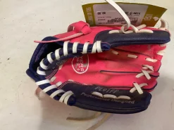 Used Rawlings PL91PP BB/SB Glove RH Throw Pink 9